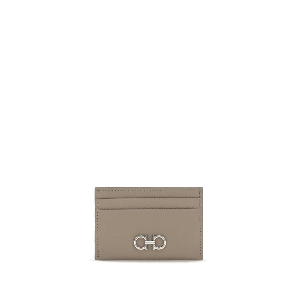 Ferragamo Beige Calf Leather Wallet