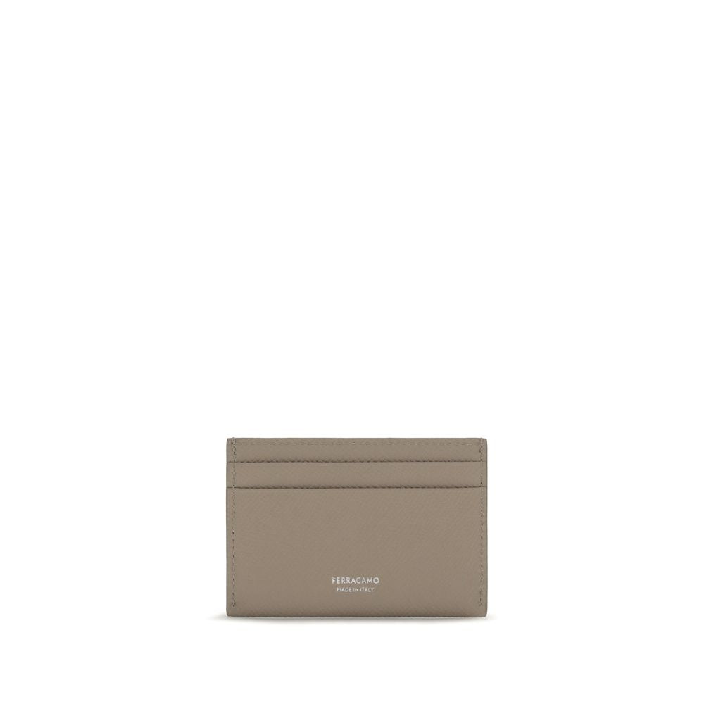 Ferragamo Beige Calf Leather Wallet