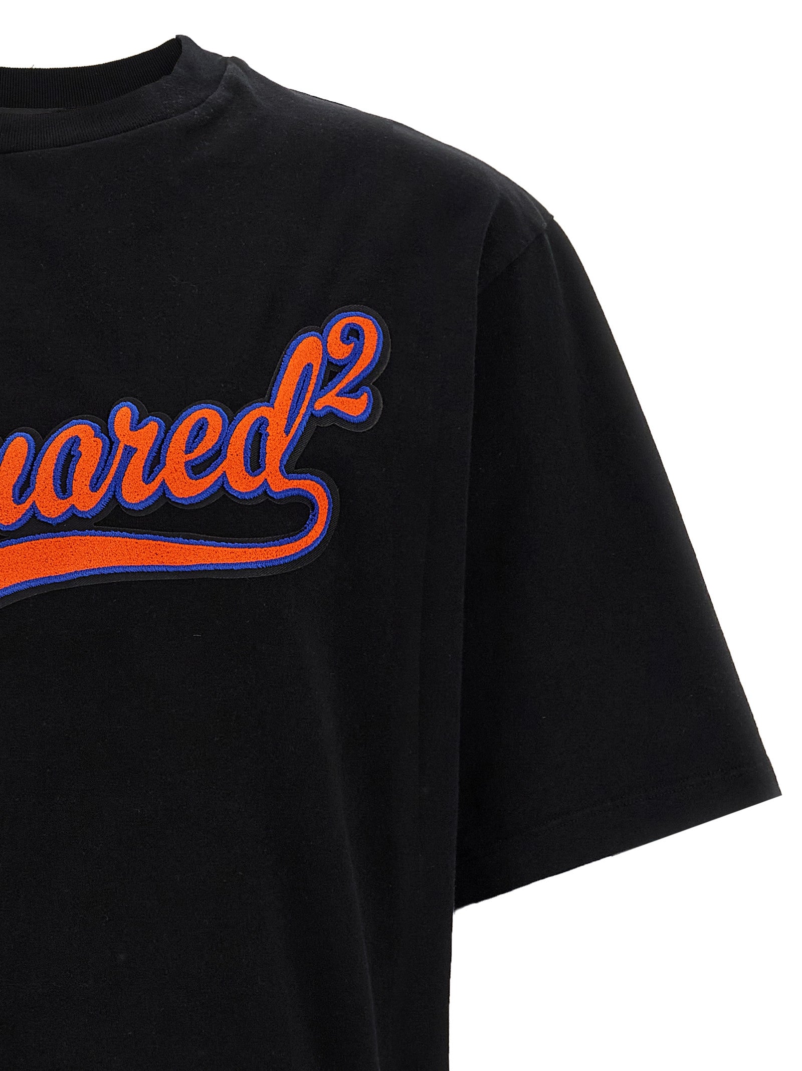 Dsquared2 Black Cotton T-Shirt