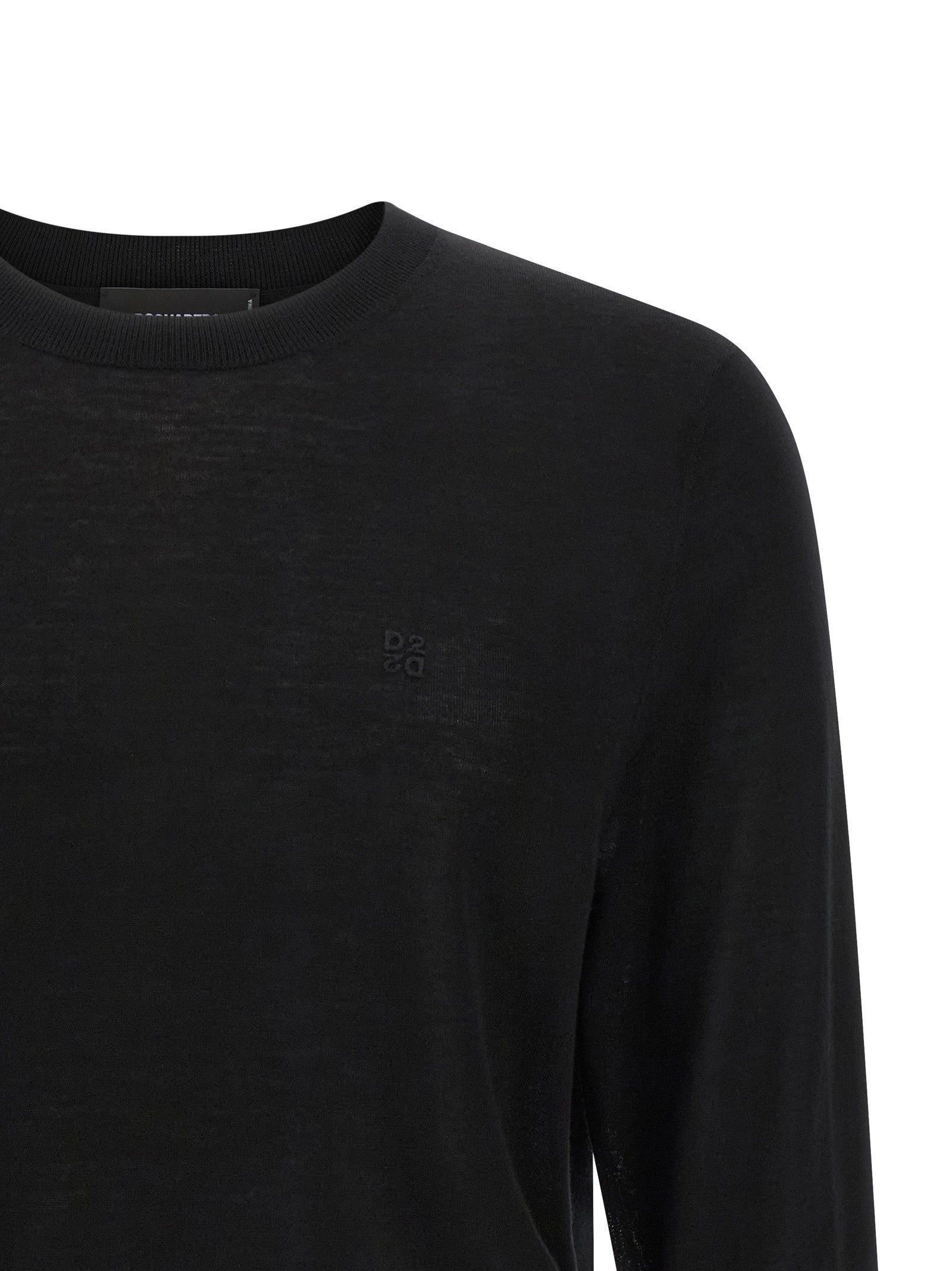 Dsquared2 Black Wool Cardigan