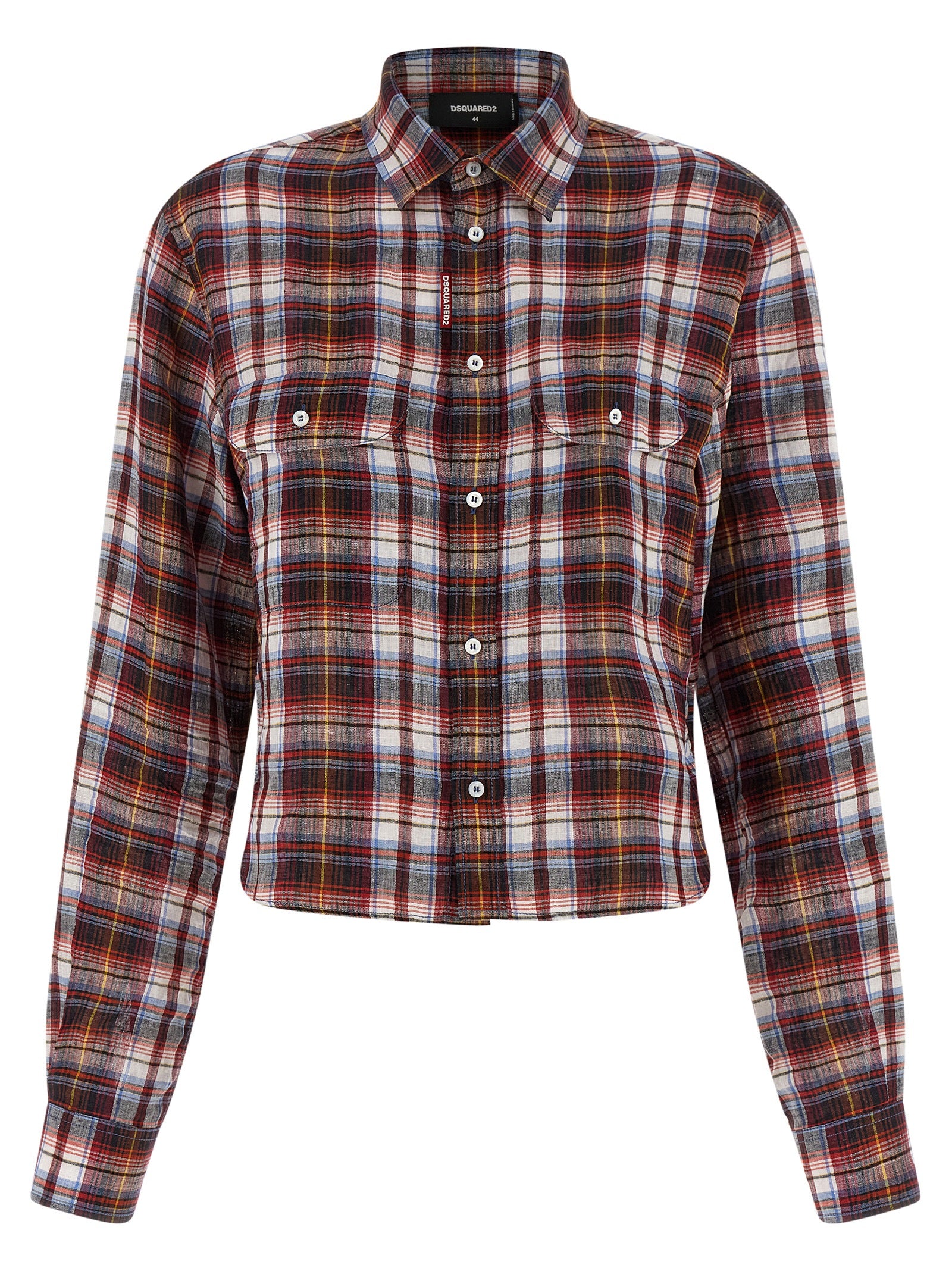 Dsquared2 Multicolour Linen Blouse