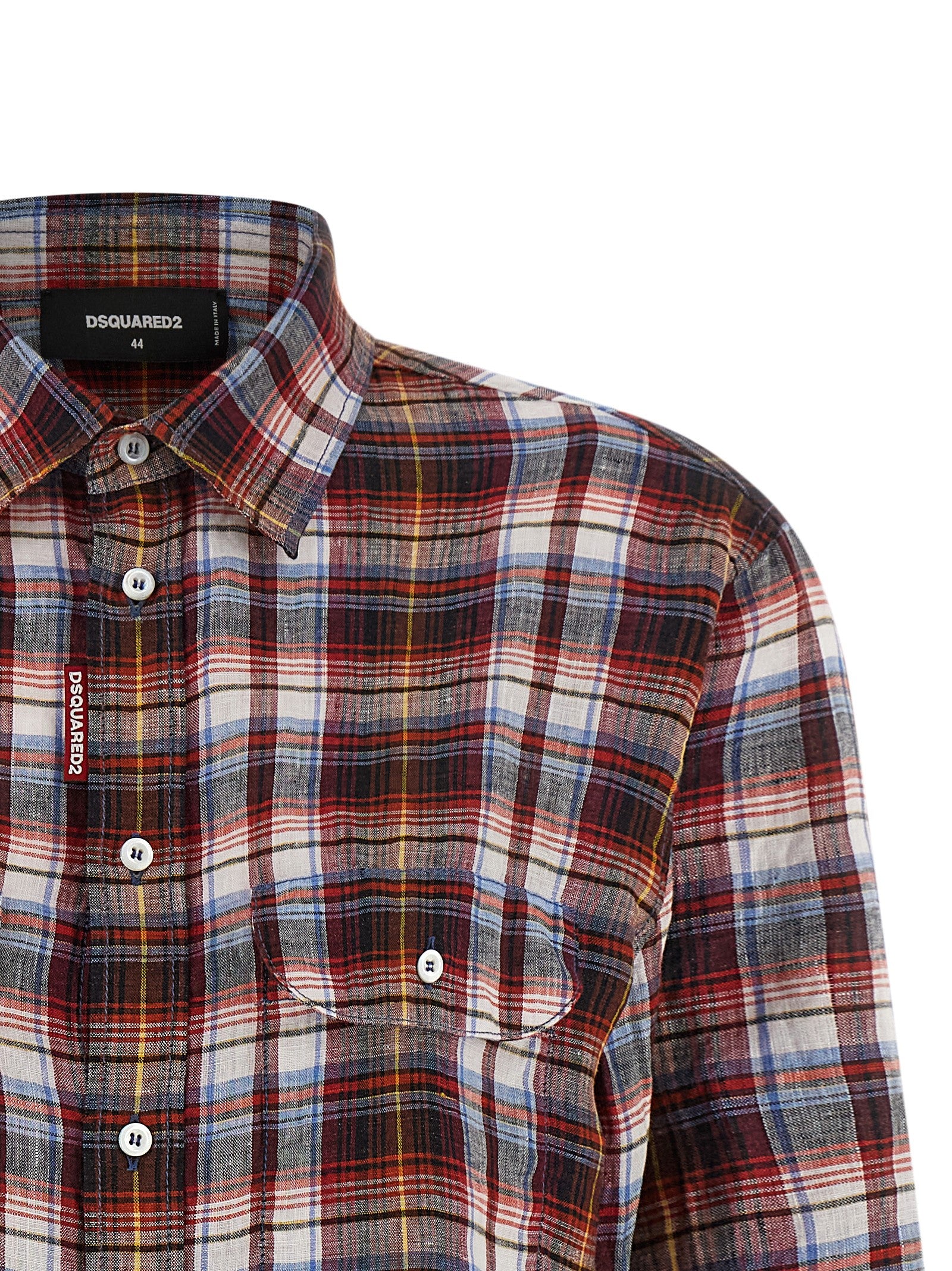 Dsquared2 Multicolour Linen Blouse