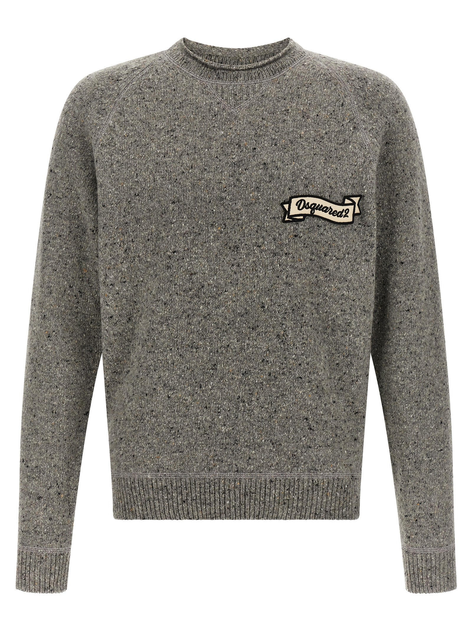 Dsquared2 Grey Wool Cardigan