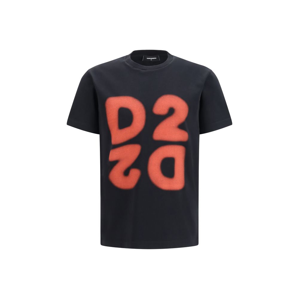 Dsquared2 Black Cotton T-Shirt