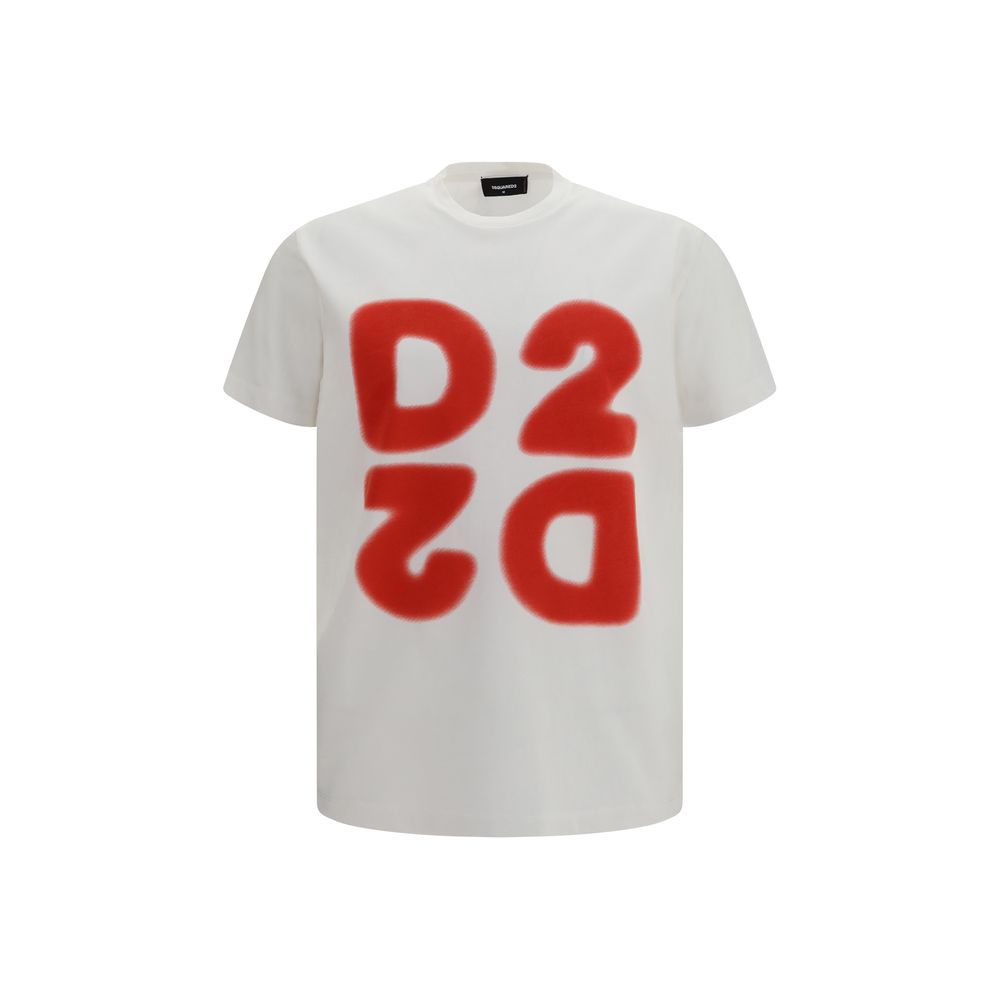 Dsquared2 White Cotton T-Shirt