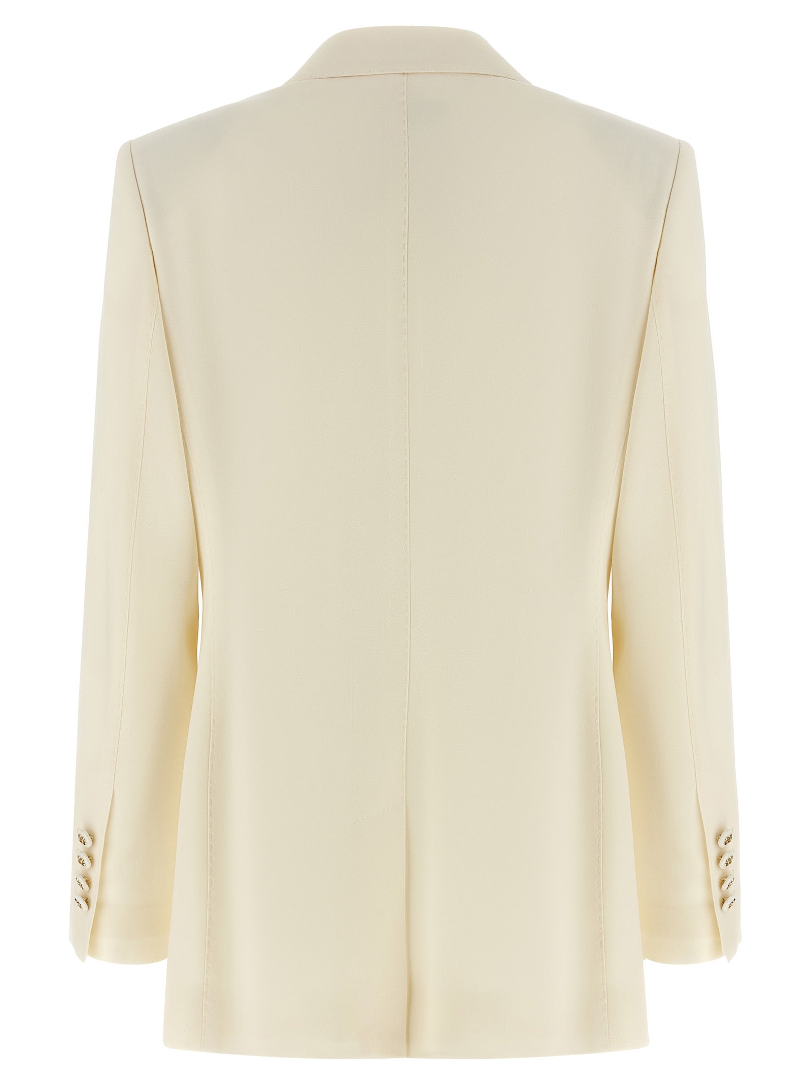 White Virgin Wool Blazer