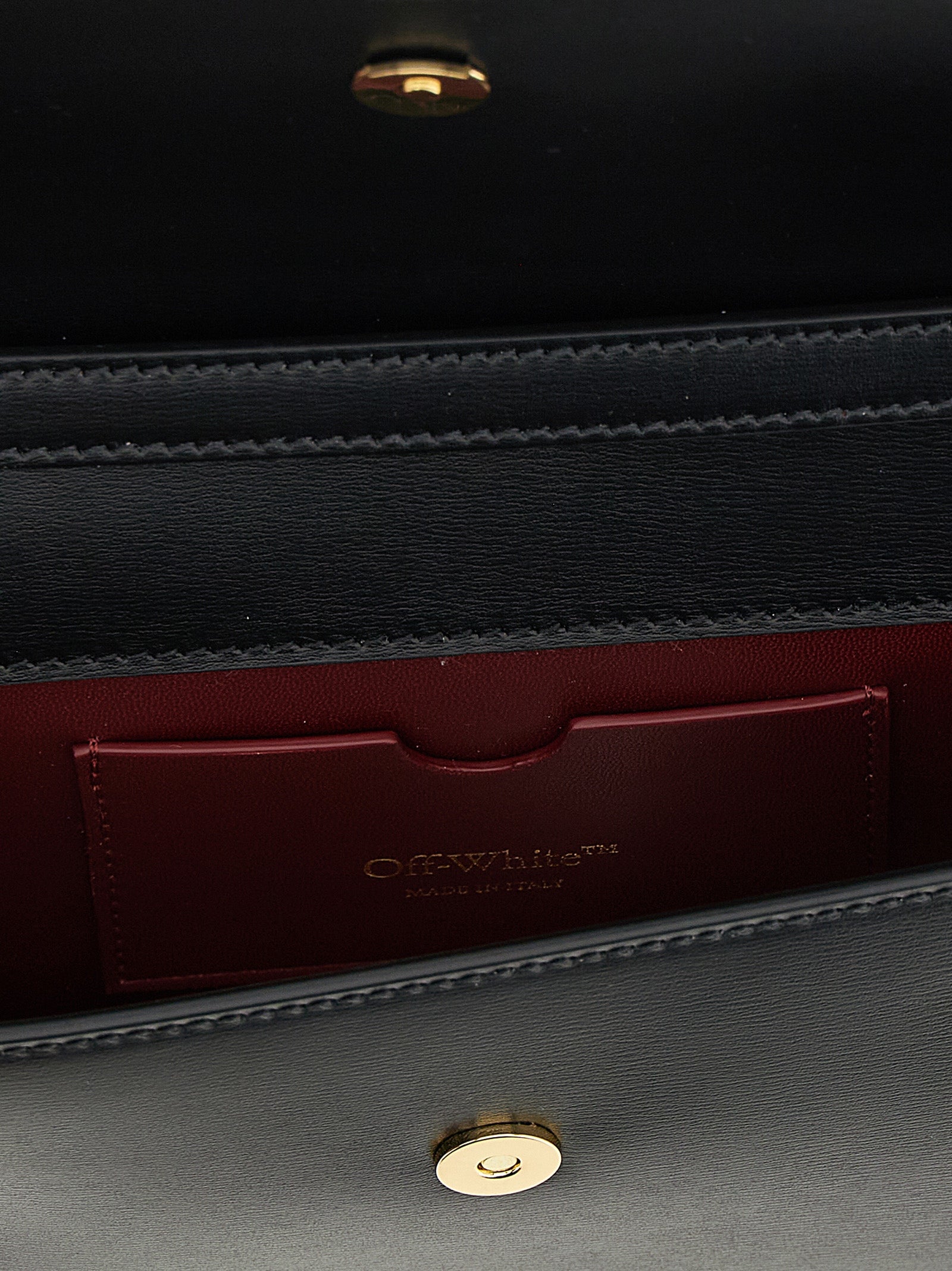 Black Polyester Shoulder Bag