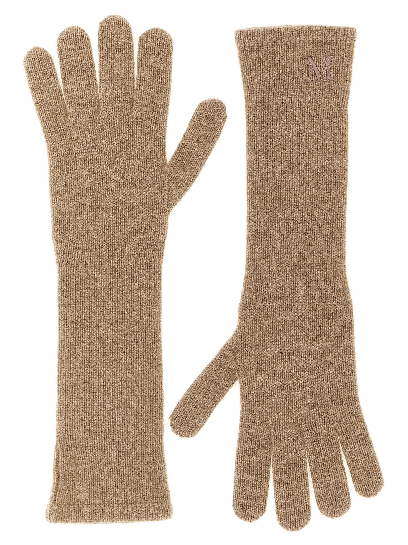 Beige Cashmere Gloves