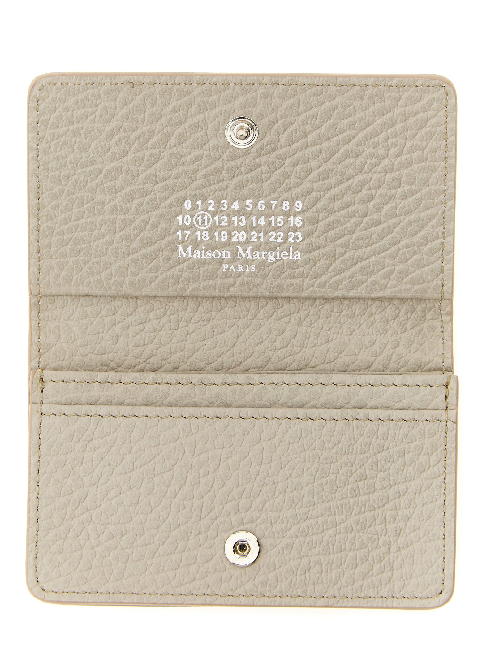Gray Bovine Leather Cardholder