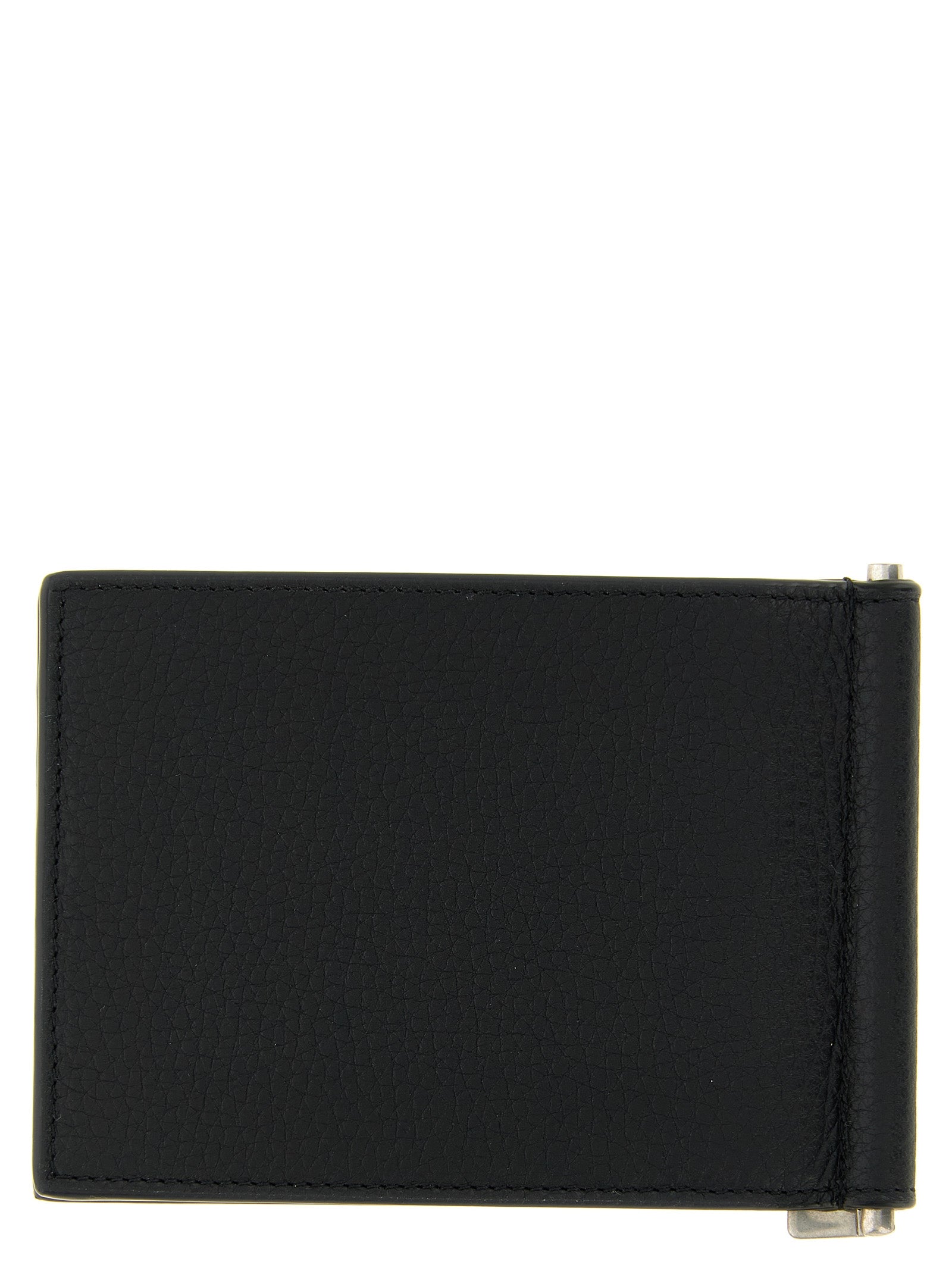 Black Calfskin Money Clip