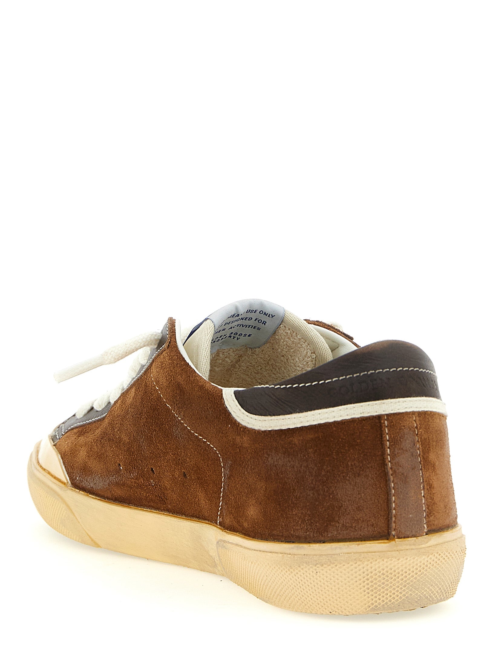 Golden Goose Brown Suede Super Star Sneakers