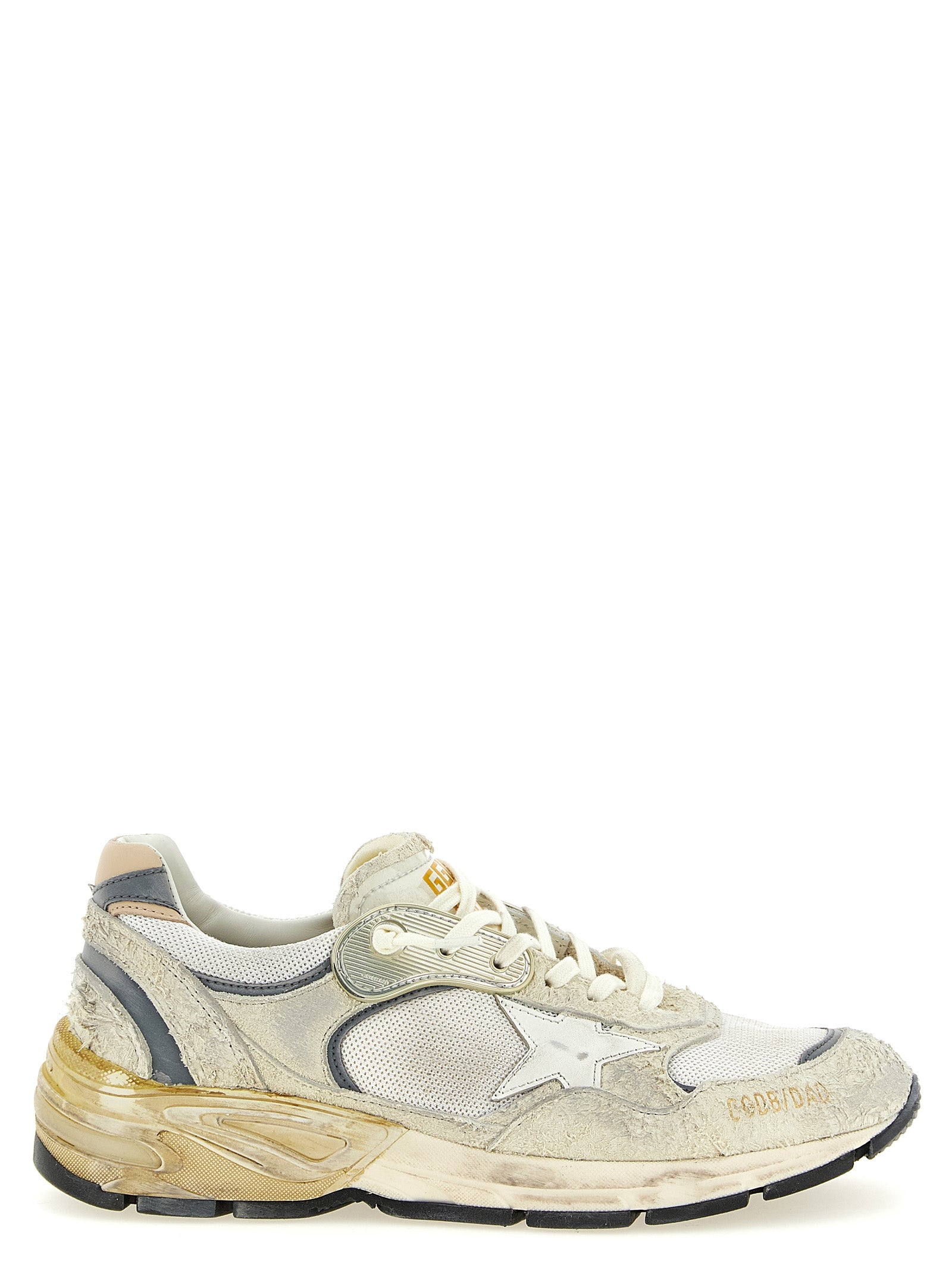 White Leather Athletic Sneakers