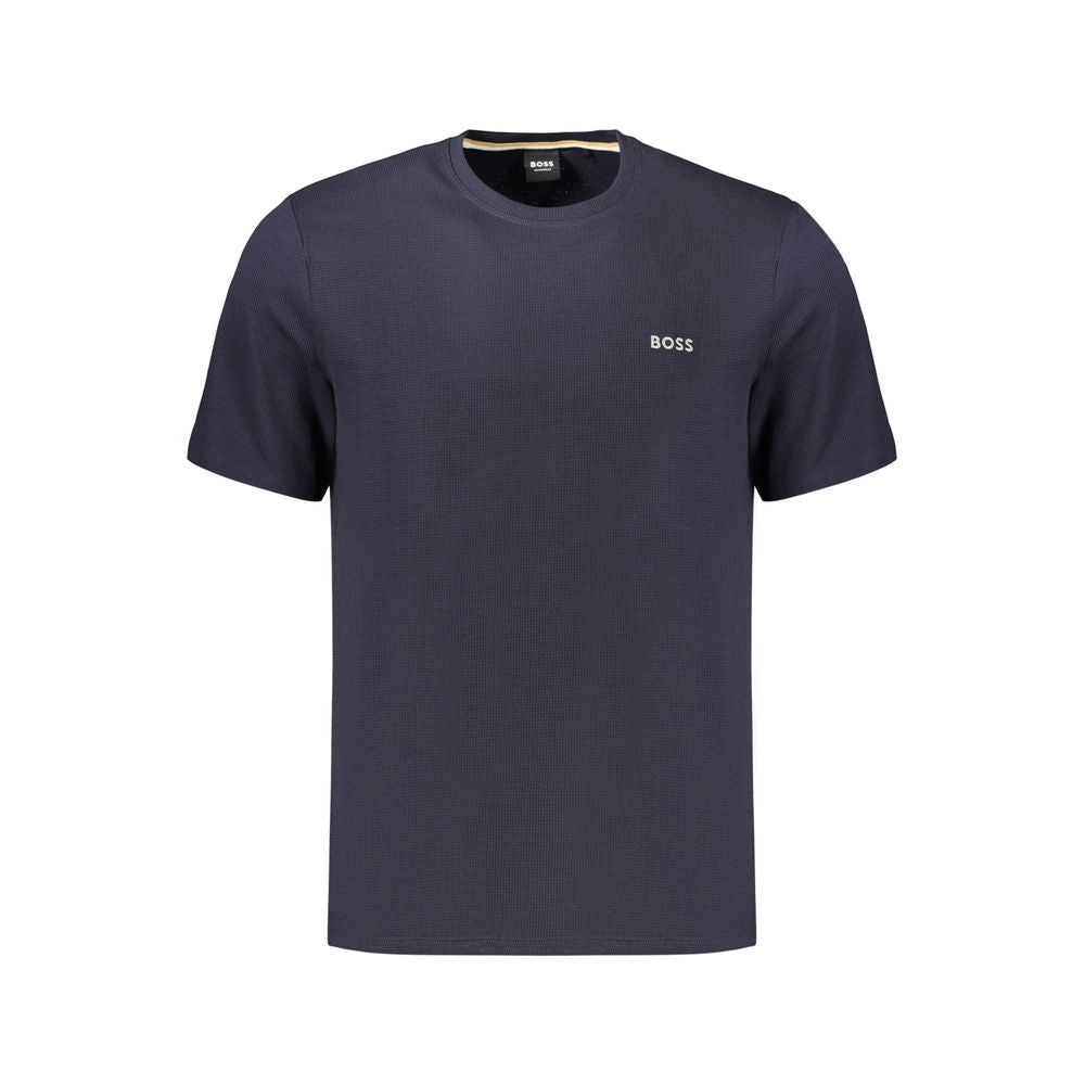 Hugo Boss Blue Cotton T-Shirt