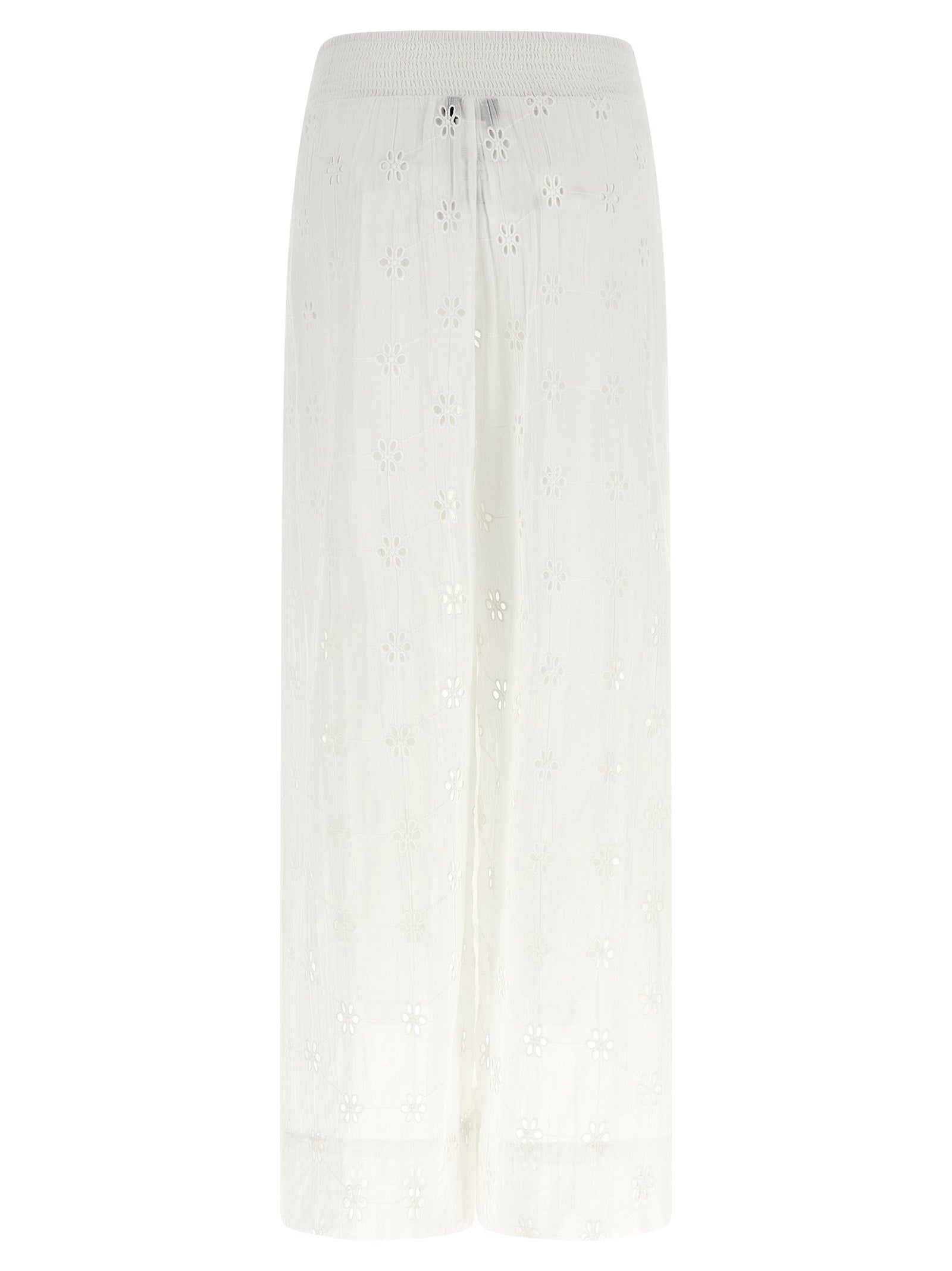 Polo Ralph Lauren White Cotton Casual Trousers