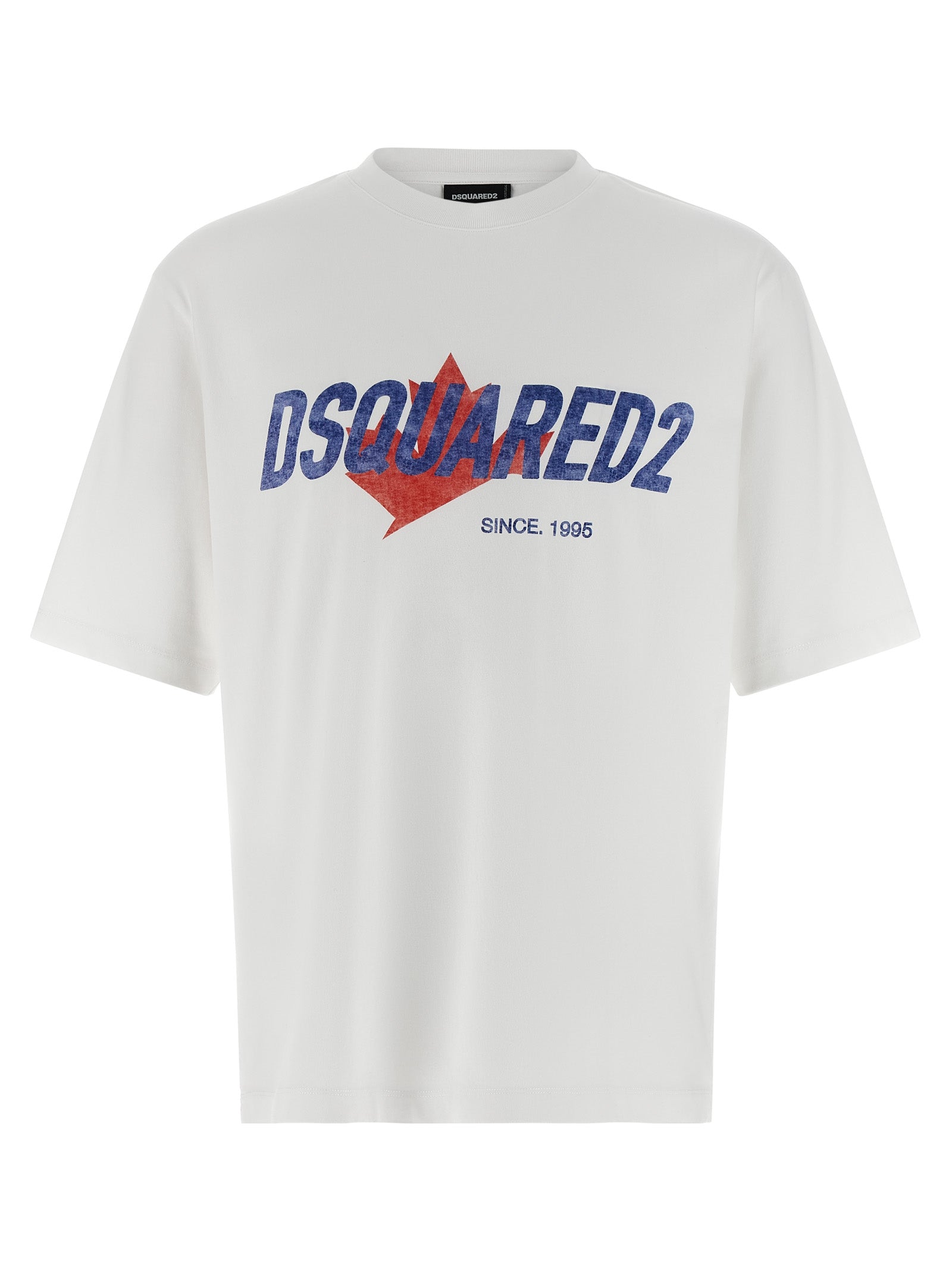 Dsquared2 White Cotton T-Shirt