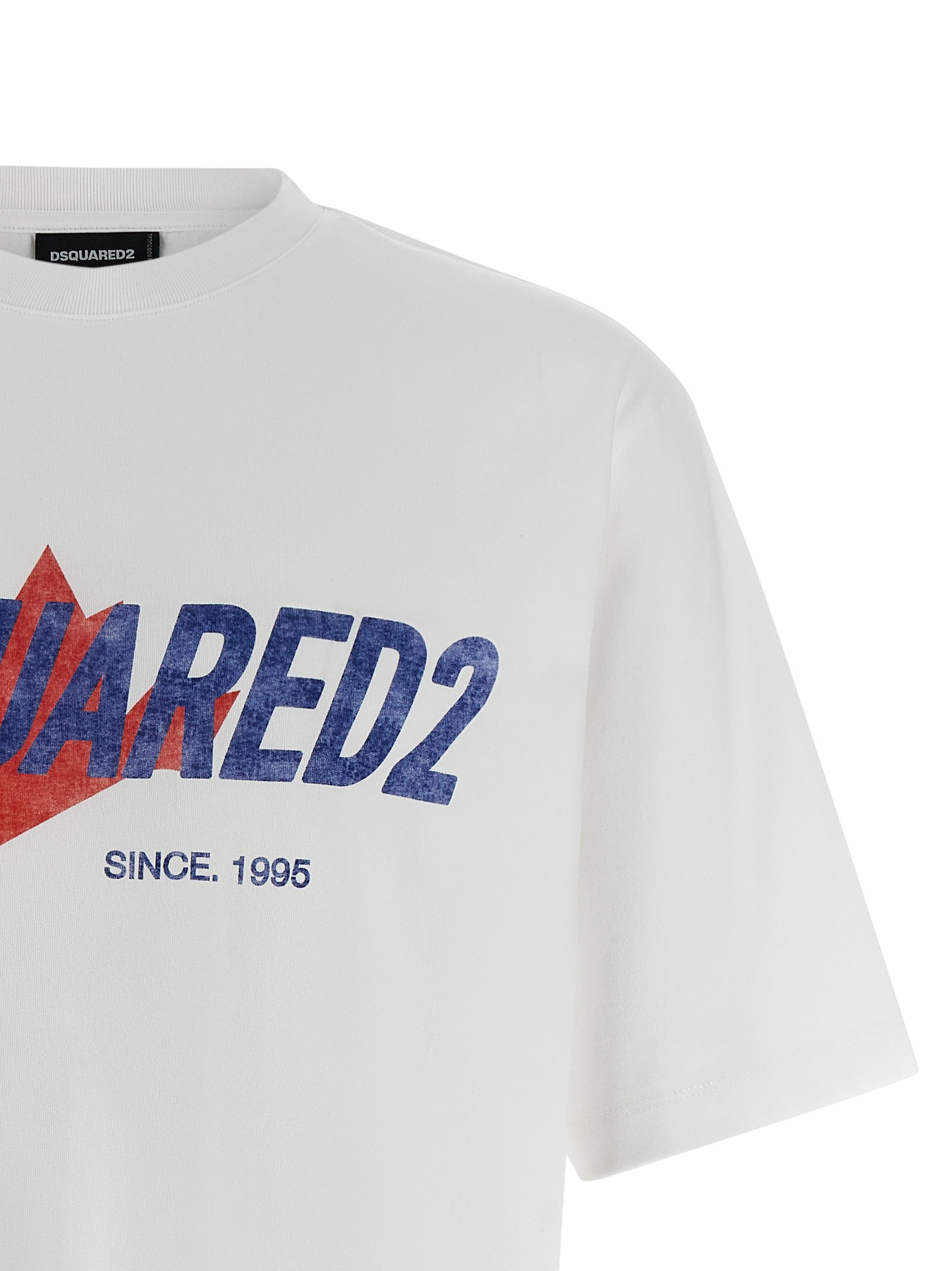 Dsquared2 White Cotton T-Shirt