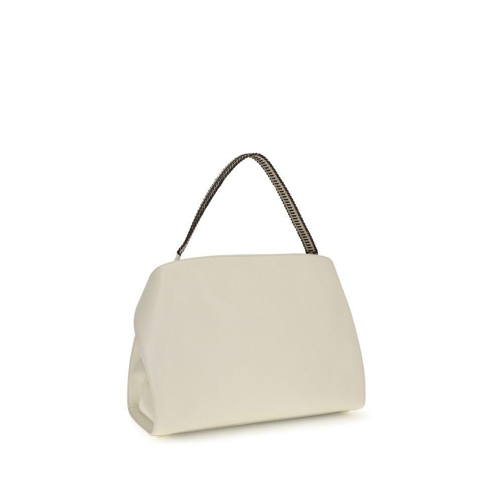 Ferragamo Beige Calf Leather Shoulder Bag
