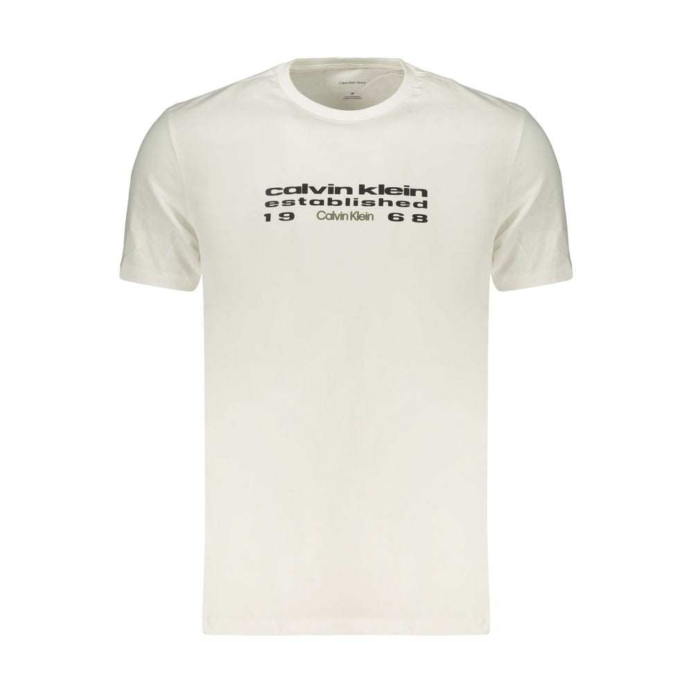 Calvin Klein White Cotton T-Shirt