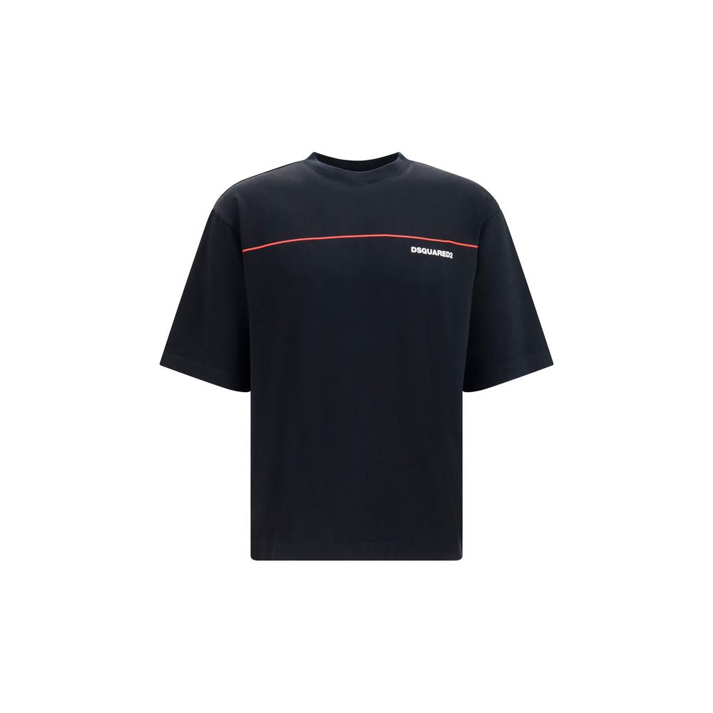 Dsquared2 Black Cotton T-Shirt