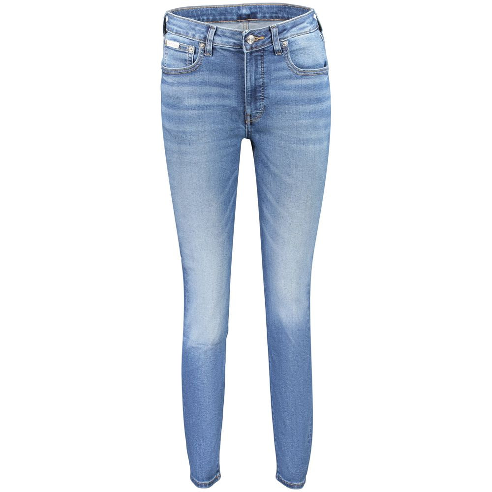 Calvin Klein Blue Cotton Jean