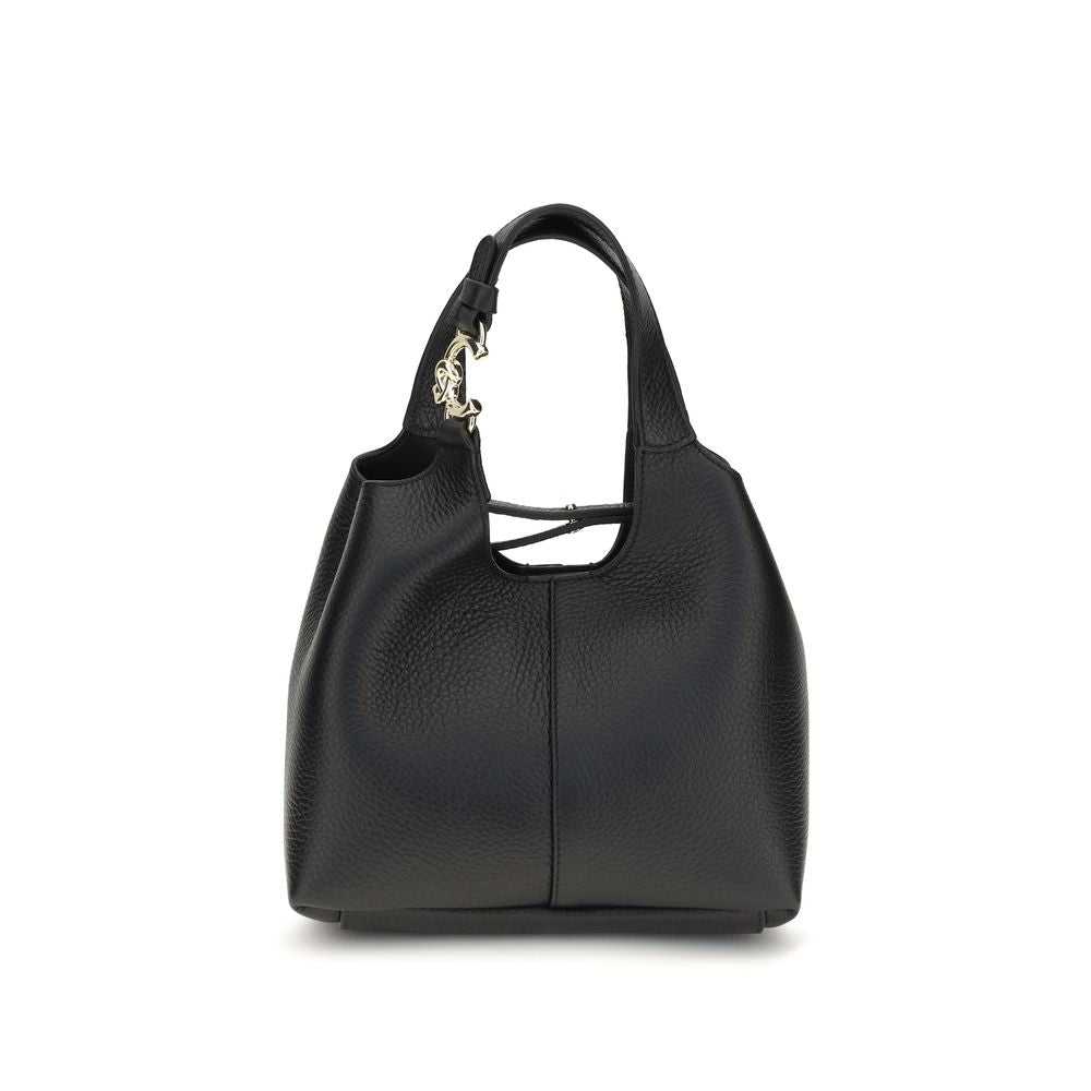 Black Calf Leather Bos Taurus Shoulder Bag