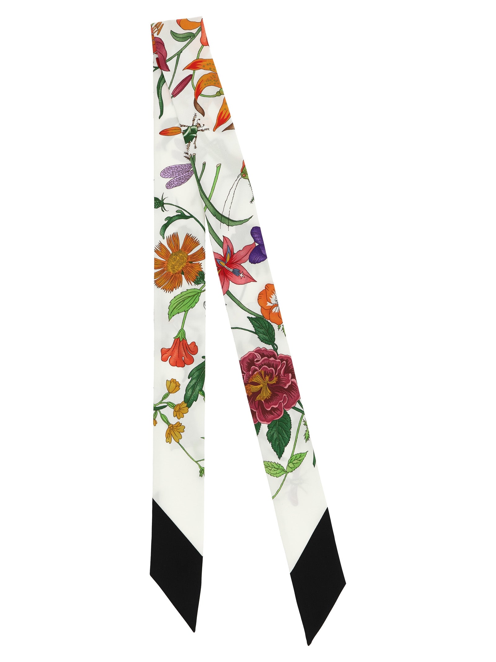 Multicolor Silk Foulard