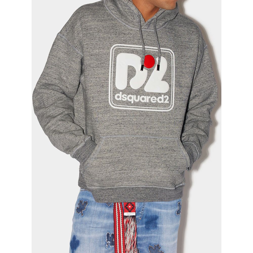 Dsquared2 Gray Cotton Sweatshirt