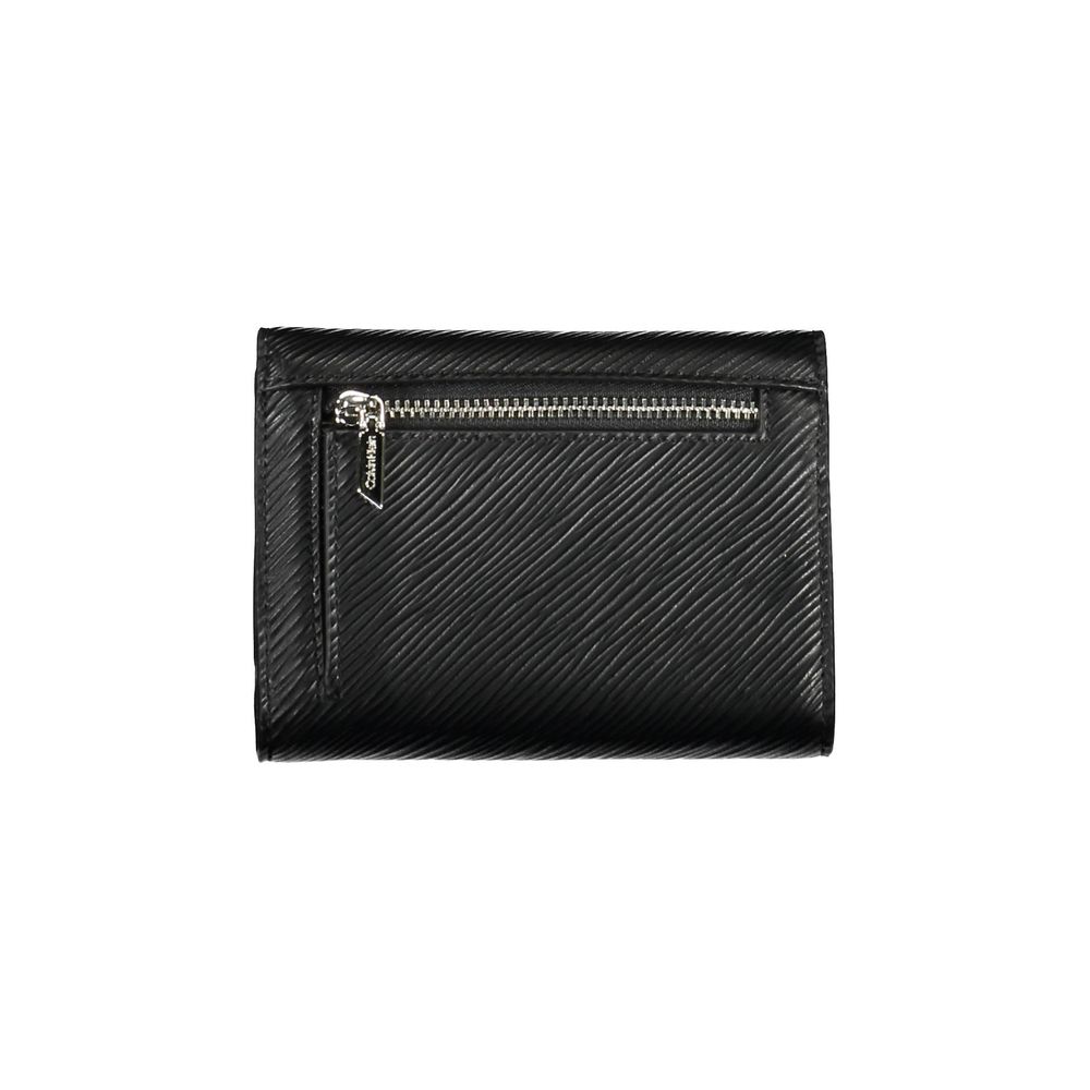 Calvin Klein Black Polyurethane Wallet