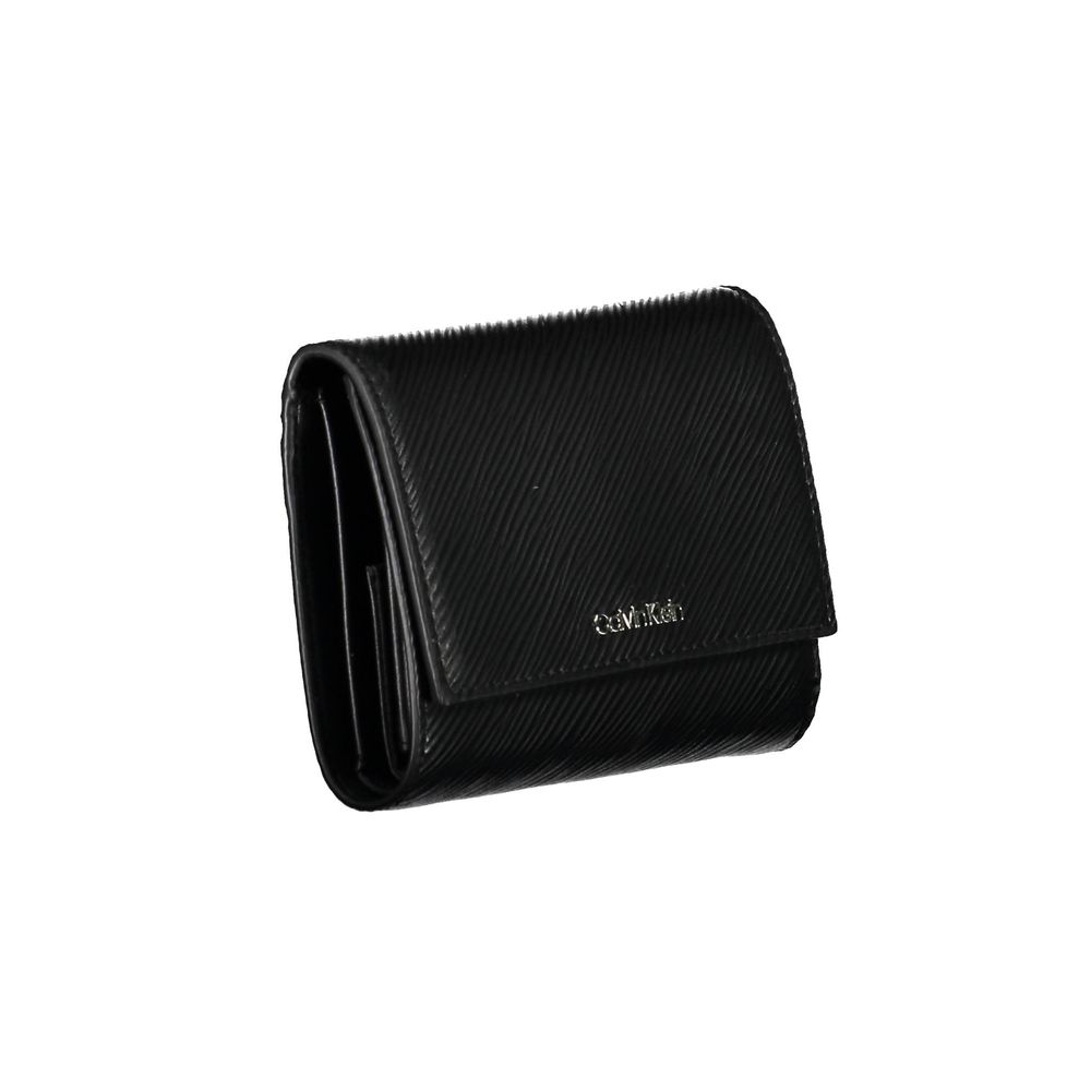 Calvin Klein Black Polyurethane Wallet