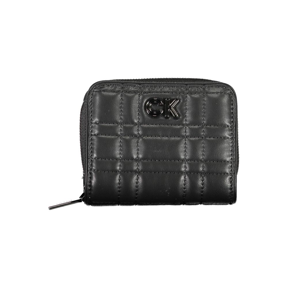 Calvin Klein Black Polyester Woman Wallet