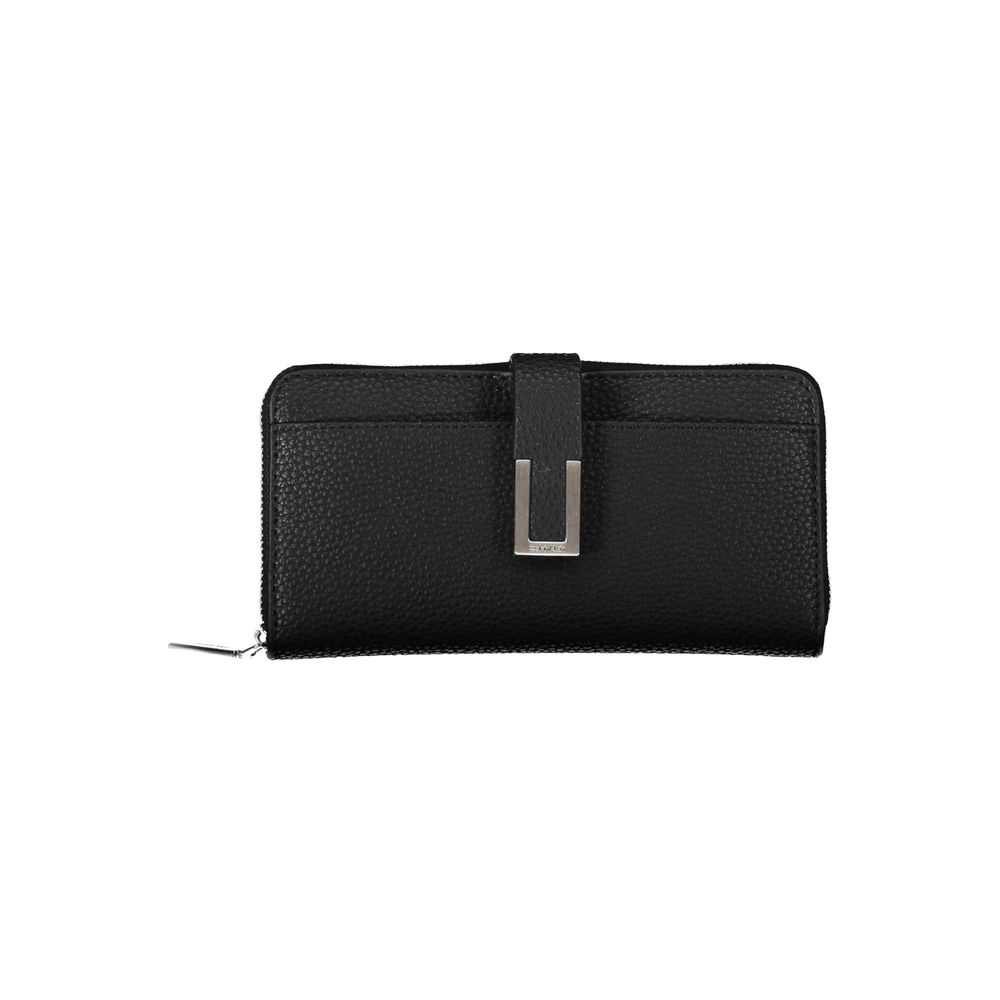 Calvin Klein Black Polyurethane Wallet