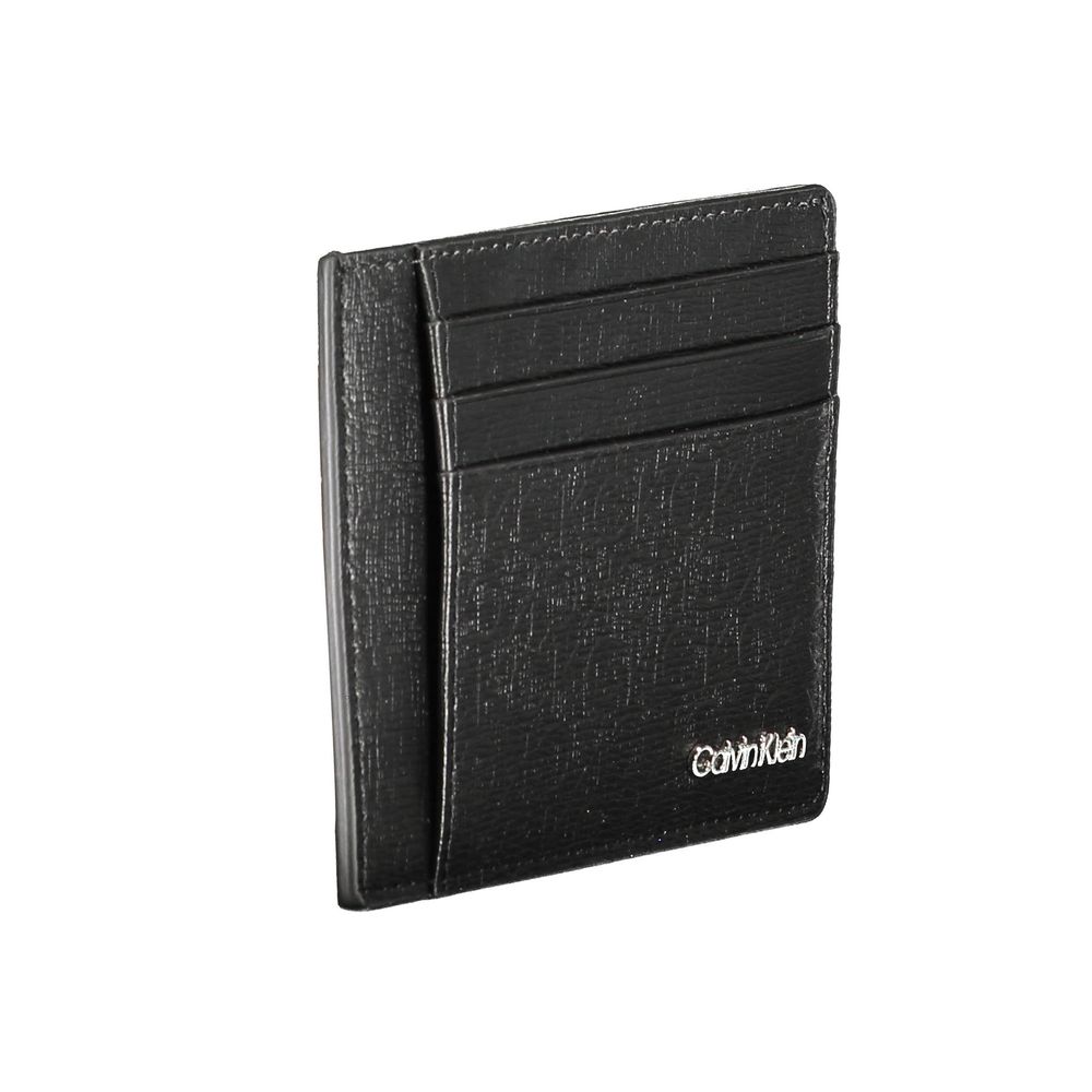 Calvin Klein Black Polyurethane Wallet