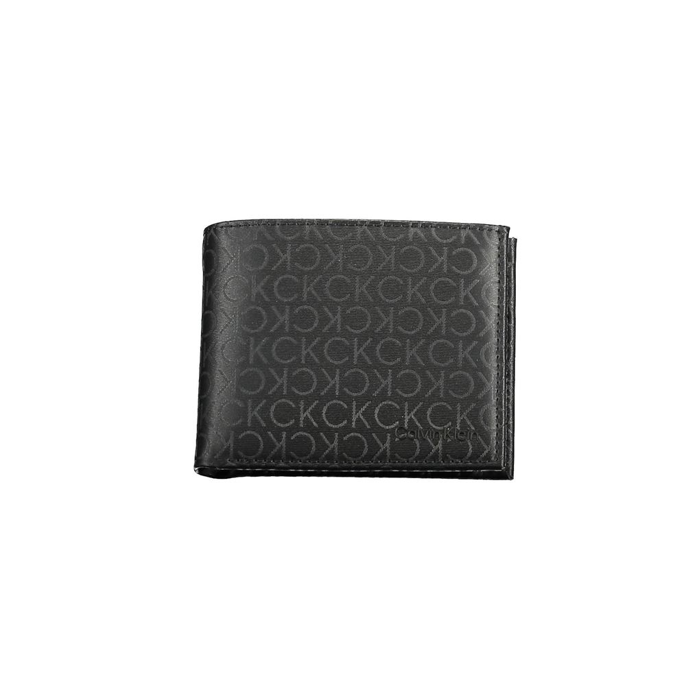 Calvin Klein Black Polyurethane Wallet