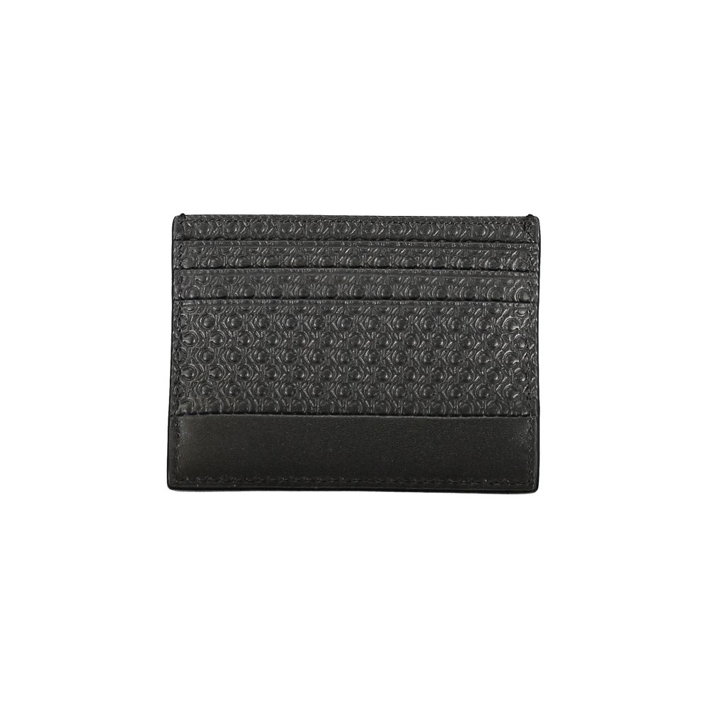 Calvin Klein Black Polyurethane Wallet