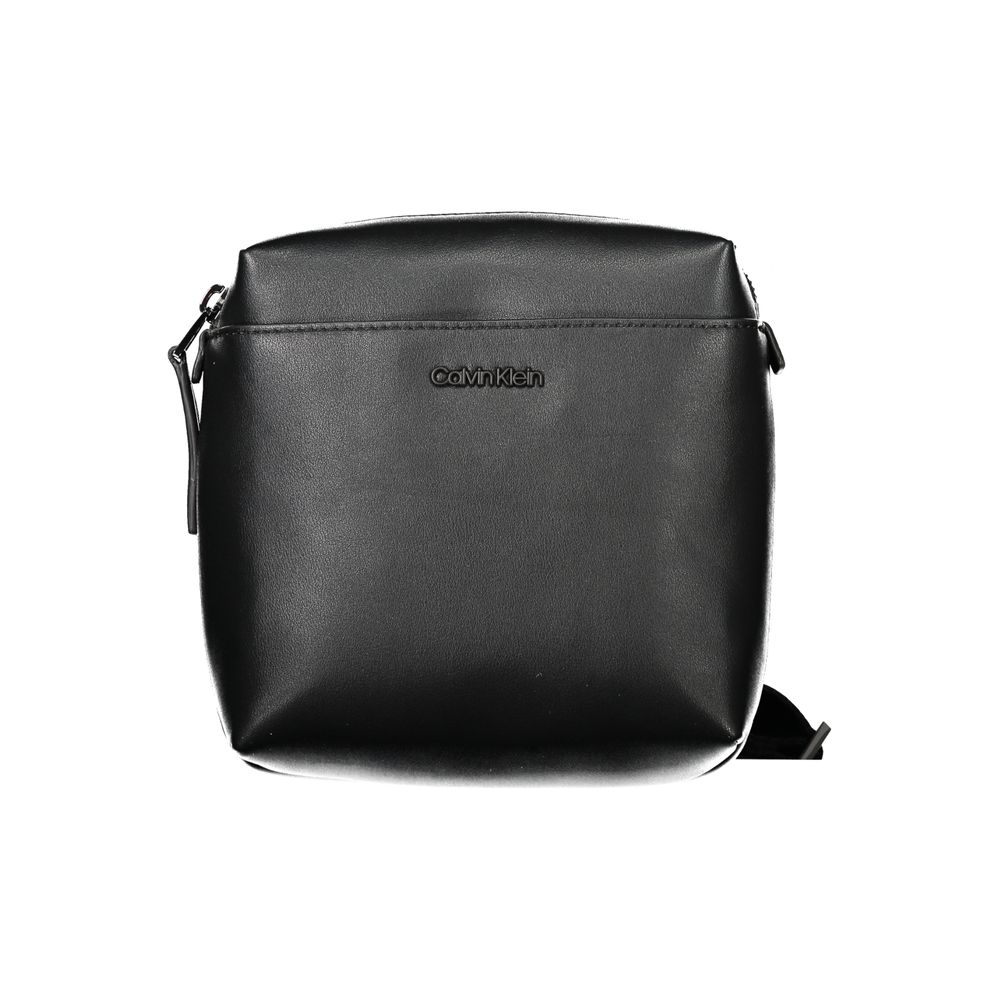 Calvin Klein Black Polyurethane Shoulder Bag