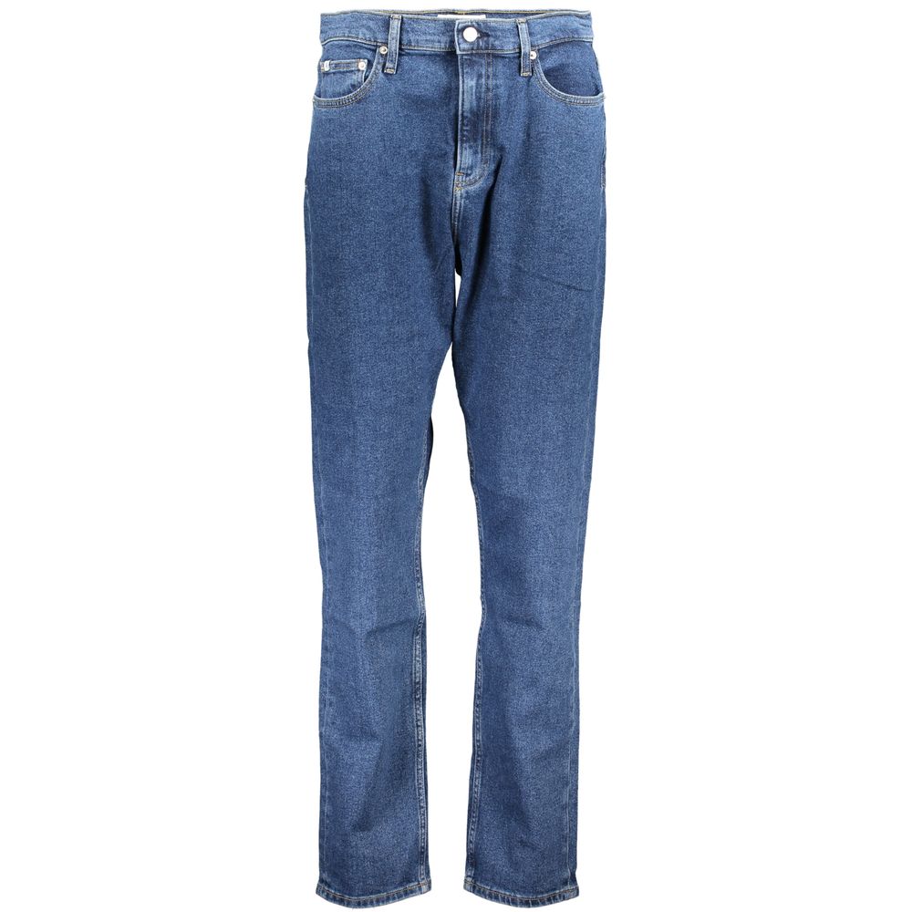Calvin Klein Blue Cotton Jean
