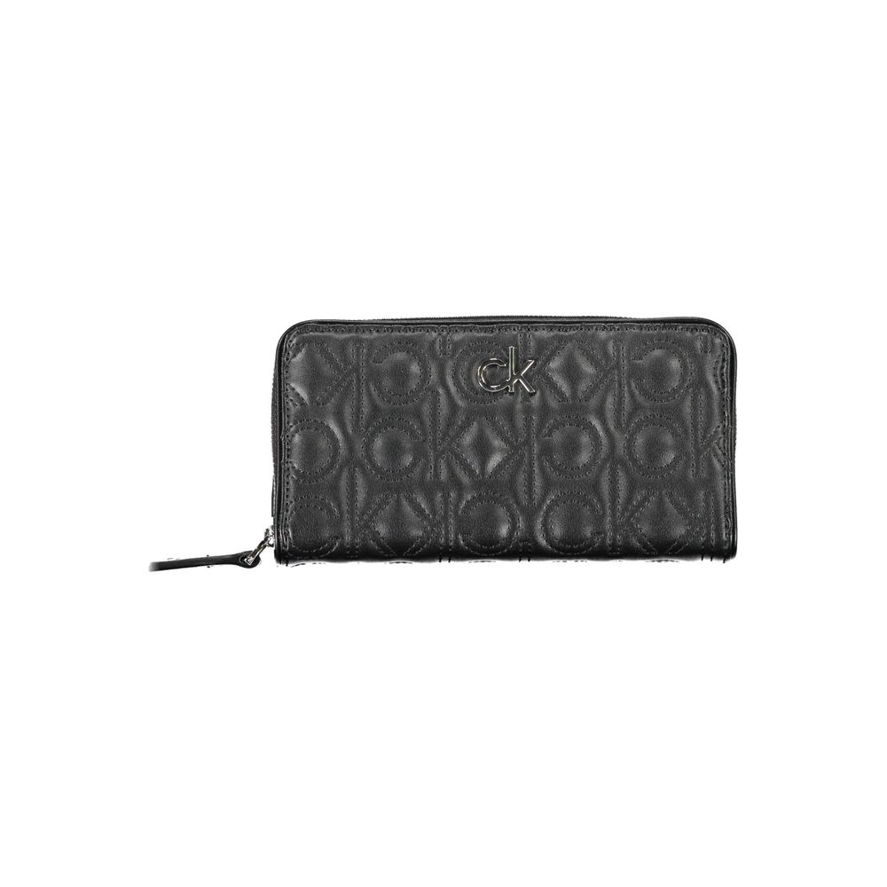 Calvin Klein Black Polyurethane Wallet