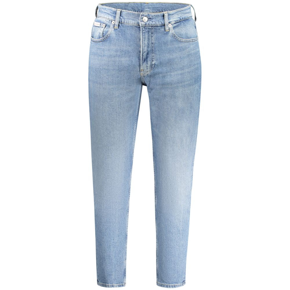Calvin Klein Blue Cotton Jeans