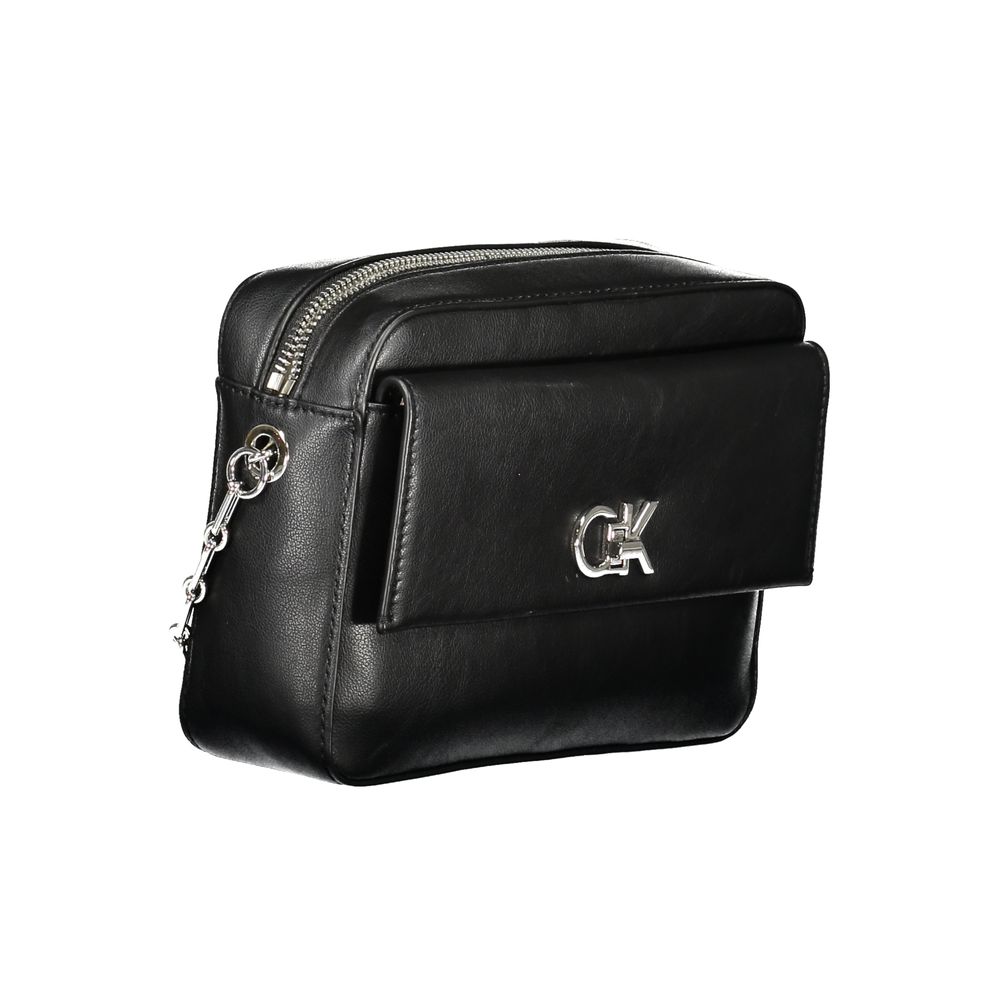 Calvin Klein Black Polyester Shoulder Bag