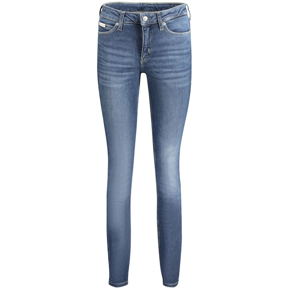 Calvin Klein Blue Cotton Jeans