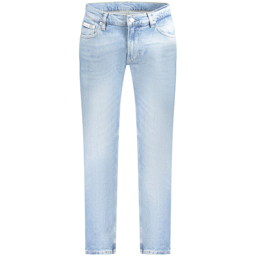 Calvin Klein Light Blue Cotton Jeans