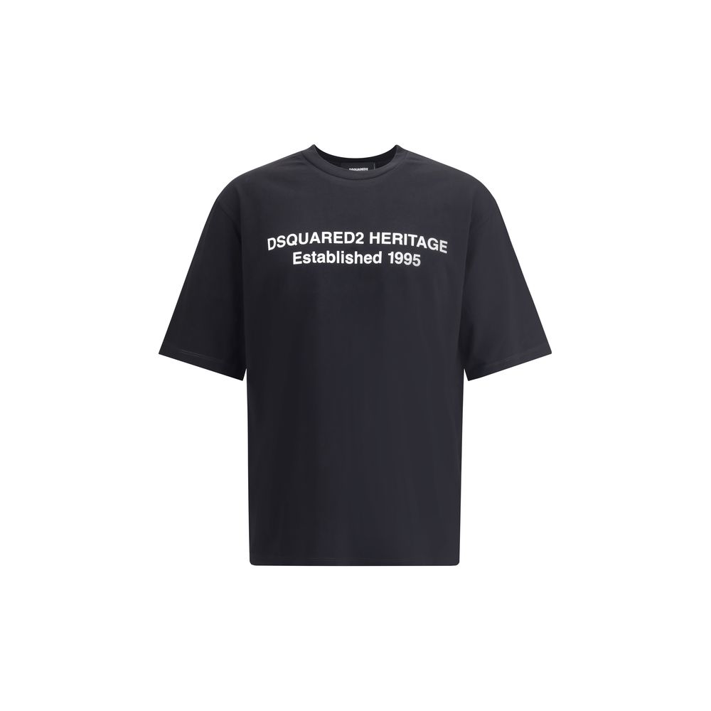 Dsquared2Â² Black Cotton T-Shirt