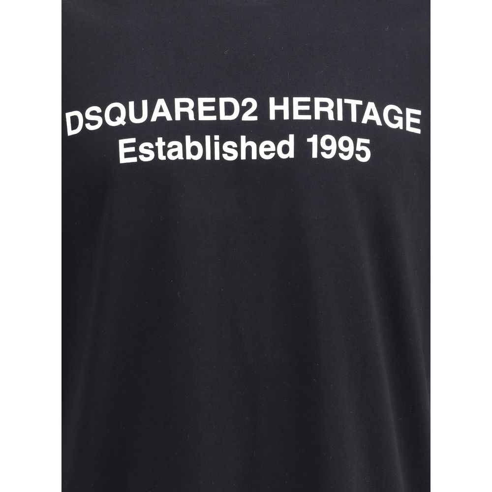 Dsquared2Â² Black Cotton T-Shirt