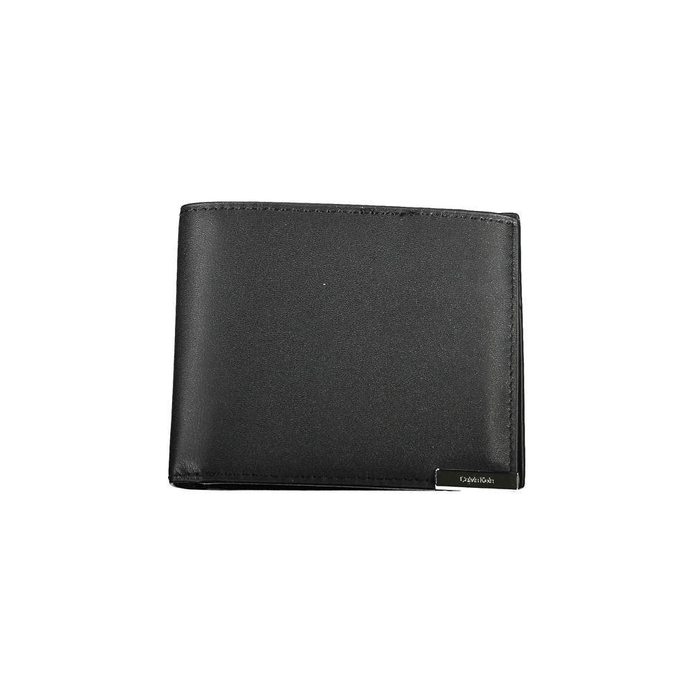 Calvin Klein Black Polyurethane Wallet