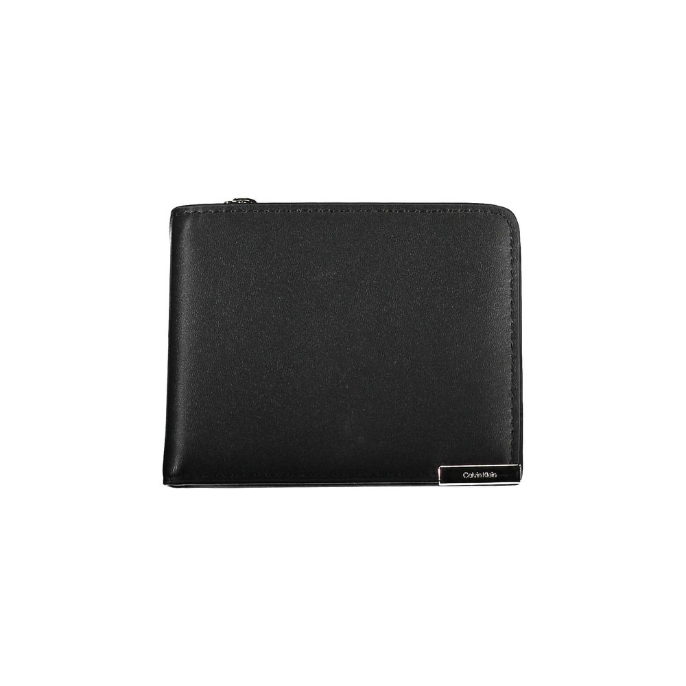 Calvin Klein Black Polyurethane Wallet