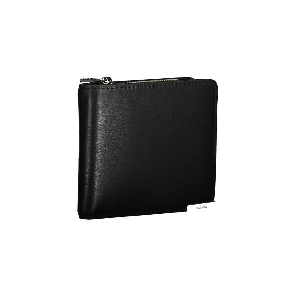 Calvin Klein Black Polyurethane Wallet