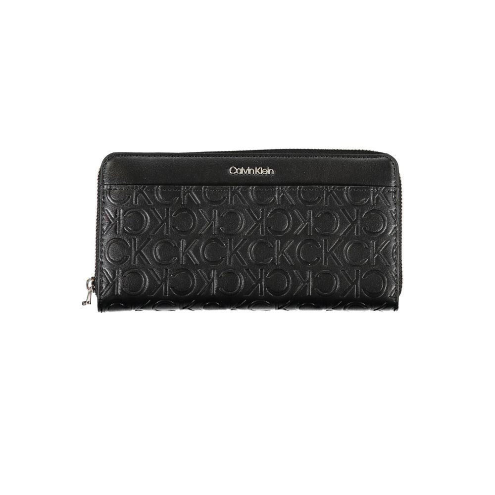 Calvin Klein Black Polyurethane Wallet