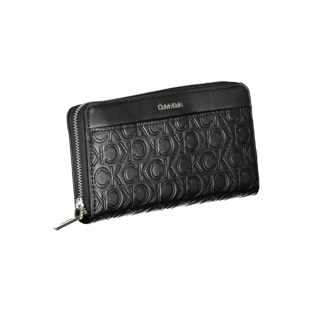 Calvin Klein Black Polyurethane Wallet