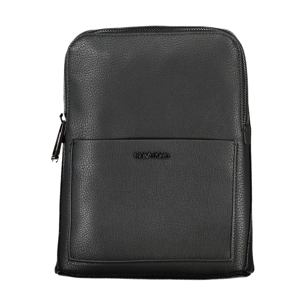 Calvin Klein Black Polyurethane Shoulder Bag
