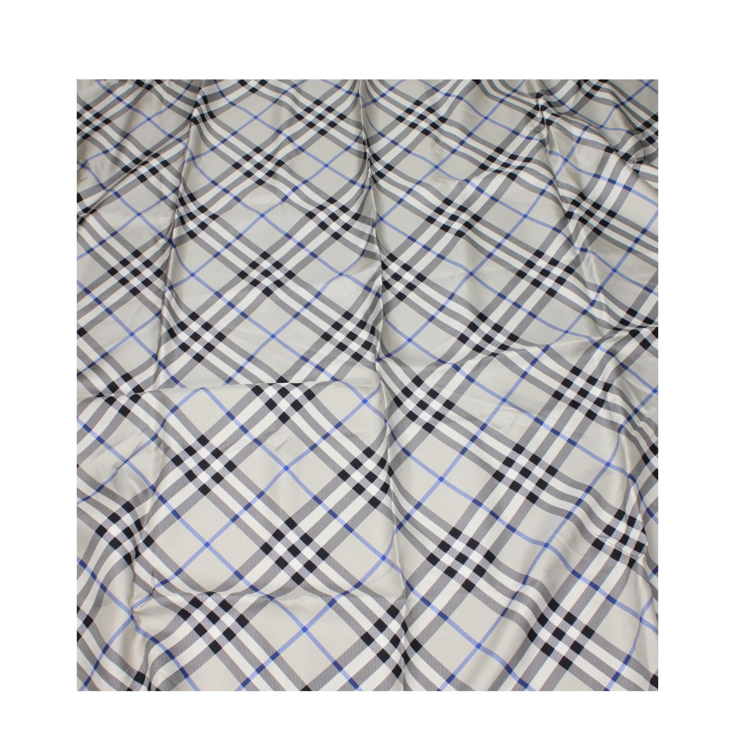 Burberry Grey Silk Foulard